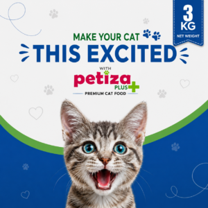 Petiza Plus Premium Cat Food Chicken Flavor 3kg Bucket My Store