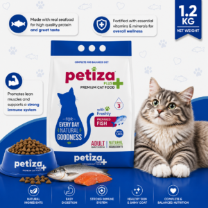 Petiza Plus Premium Cat Food Fish Flavor My Store