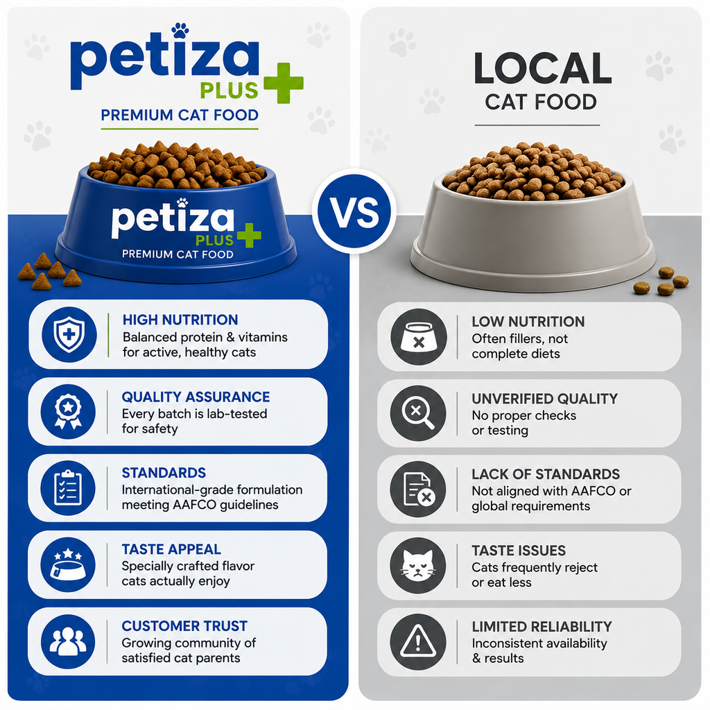 Petiza Plus Premium Cat Food Fish Flavor 3kg Bucket My Store